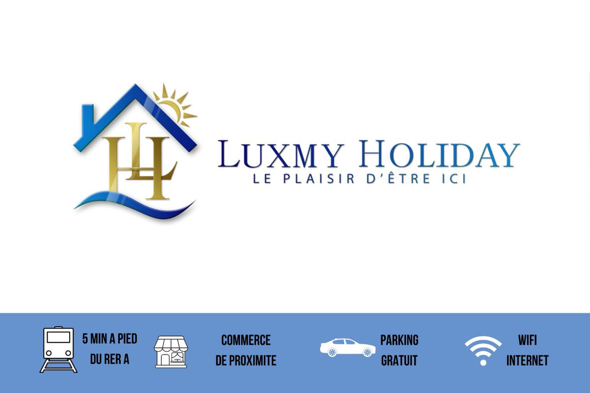 Disney Blue Lagoon - Ideal Famille & Pro - Parking Inclus - Proche Transports & Parc Bussy-Saint-Georges Buitenkant foto